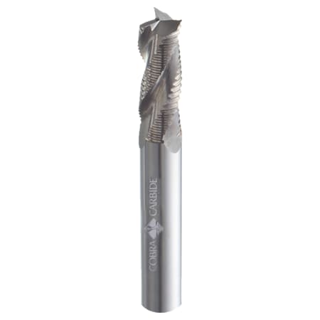 Endmill, Course Pitch Roughers ZrN Ccoated, 5/8, Length Of Cut: 1-1/4